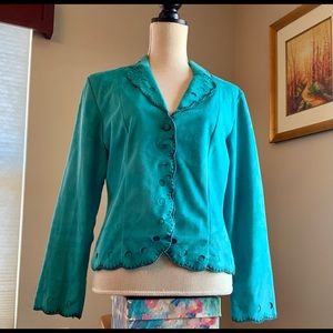 Beverly Hills Leather Club faux suede jacket